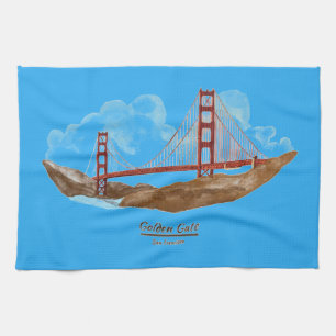 San Francisco Golden Gate Bridge Theedoek