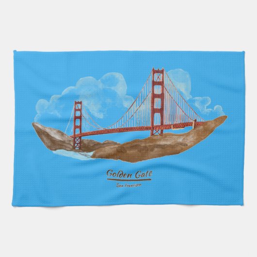 San Francisco Golden Gate Bridge Theedoek (Horizontaal)