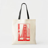 San Francisco-Golden Gate Bridge Tote Bag (Voorkant)