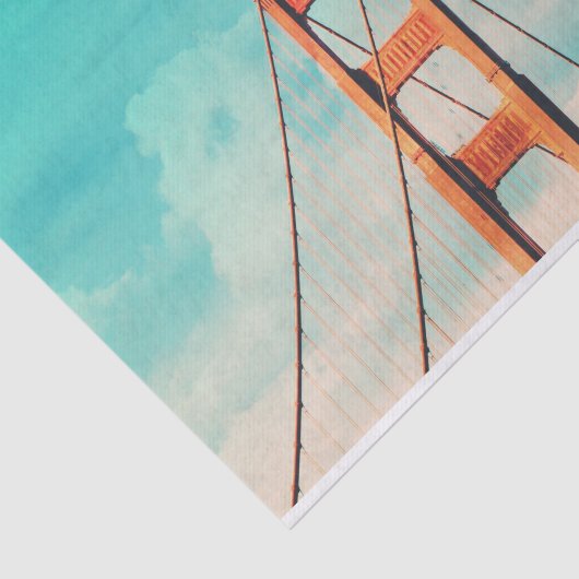 San Francisco Golden Gate Bridge-weefselpapier Tissuepapier (Detail)