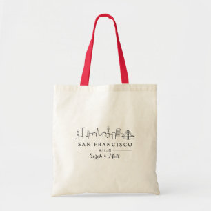 San Francisco Golden Gate Bridge Welkomsttas Tote Bag