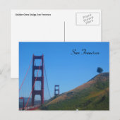 san francisco golden gate briefkaart (Voorkant / Achterkant)