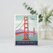 San Francisco Golden Gate Briefkaart (Staand voorkant)