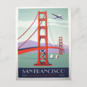 San Francisco Golden Gate Briefkaart (Voorkant)