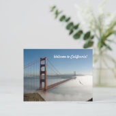 San Francisco Golden Gate Briefkaart (Staand voorkant)