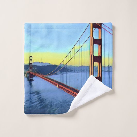 San Francisco - GOLDEN GATE - Brug Bad Handdoek (Wasdoekje)