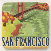 San Francisco Golden Gate-brug Bier Onderzetter (Voorkant)