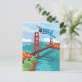 San Francisco Golden Gate-brug Briefkaart (Staand voorkant)
