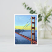 San Francisco - GOLDEN GATE - Brug Briefkaart (Staand voorkant)