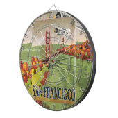 San Francisco Golden Gate-brug Dartbord (Voorkant Rechts)