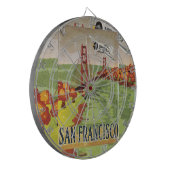 San Francisco Golden Gate-brug Dartbord (Voorkant Links)