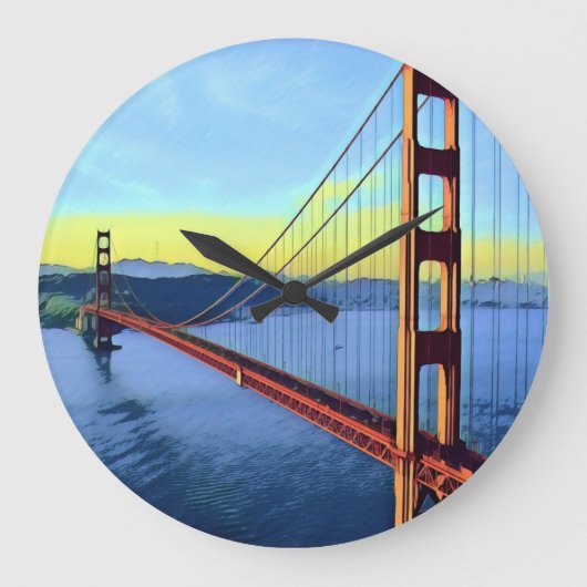 San Francisco - GOLDEN GATE - Brug Grote Klok (Voorkant)