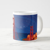 San Francisco Golden Gate-brug Grote Koffiekop (Voorkant rechts)