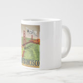 San Francisco Golden Gate-brug Grote Koffiekop (Voorkant rechts)