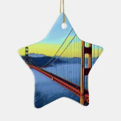 San Francisco - GOLDEN GATE - Brug Keramisch Ornament (Rechts)