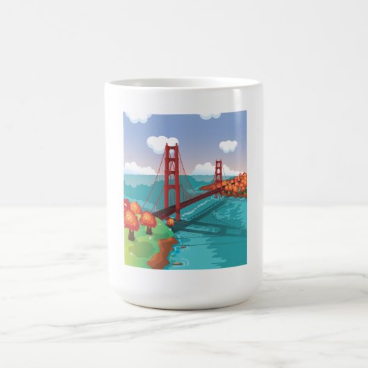 San Francisco Golden Gate-brug Koffiemok (Center)
