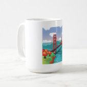 San Francisco Golden Gate-brug Koffiemok (Voorkant links)