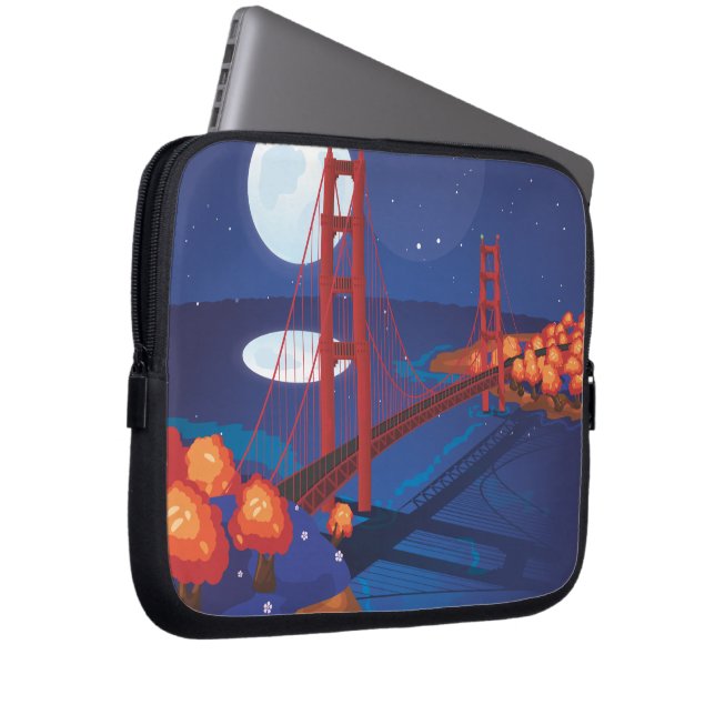San Francisco Golden Gate-brug Laptop Sleeve (Voorkant Rechts)