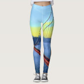 San Francisco - GOLDEN GATE - Brug Leggings (Voorkant)