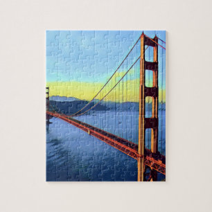 San Francisco - GOLDEN GATE - Brug Legpuzzel