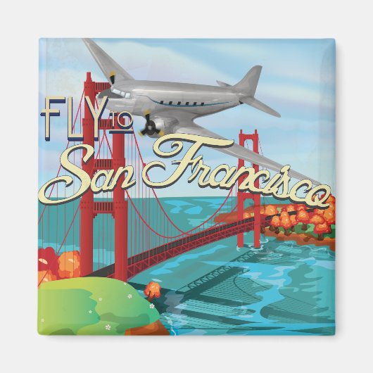 San Francisco Golden Gate-brug Magneet (Voorkant)