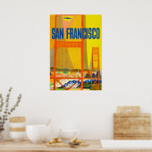 San Francisco, Golden Gate-brug Poster (Keuken)
