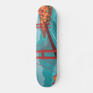 San Francisco Golden Gate-brug Skateboard