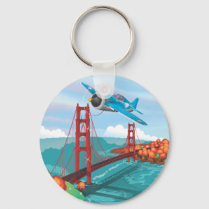 San Francisco Golden Gate-brug Sleutelhanger