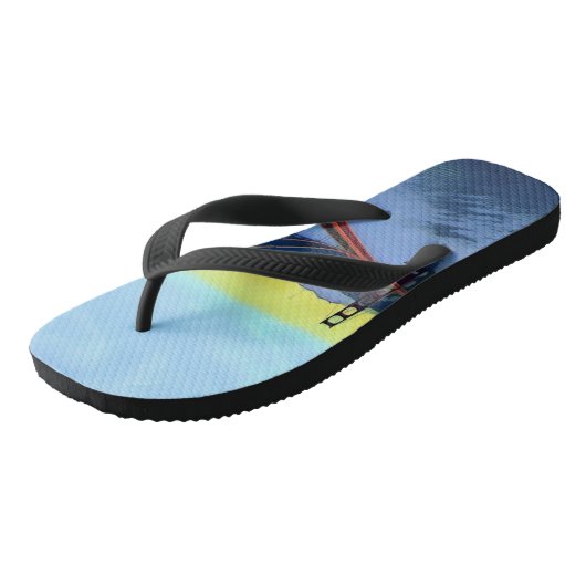 San Francisco - GOLDEN GATE - Brug Teenslippers (Schuin)