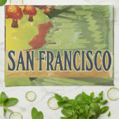 San Francisco Golden Gate-brug Theedoek (Gevouwen)