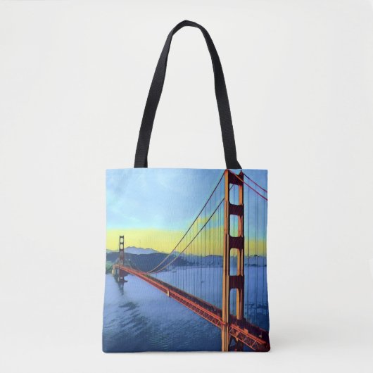 San Francisco - GOLDEN GATE - Brug Tote Bag (Voorkant)