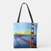 San Francisco - GOLDEN GATE - Brug Tote Bag (Achterkant)