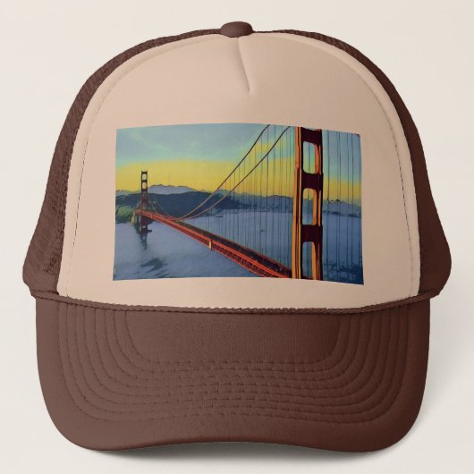 San Francisco - GOLDEN GATE - Brug Trucker Pet (Voorkant)