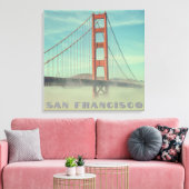 San Francisco Golden Gate Canvas Afdruk (Insitu (Woonkamer))
