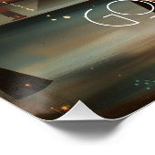 San Francisco: Golden Gate City - Whimsical Art Perfect Poster (Hoek)