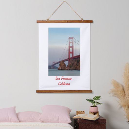 San Francisco Golden Gate Hangend Wandkleed (Slaapkamer)