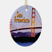 San Francisco Golden Gate Keramisch Ornament (Rechts)