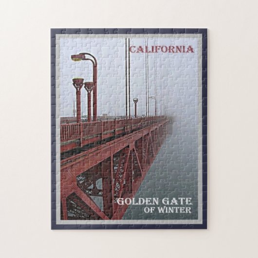 San Francisco - Golden Gate of Winter - VS - Legpuzzel (Verticaal)