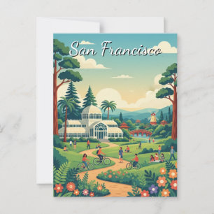 San Francisco Golden Gate Park Briefkaart
