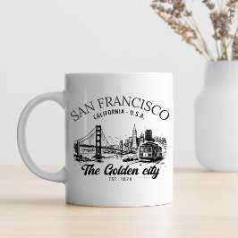 San Francisco Golden Gate Skyline Koffiemok