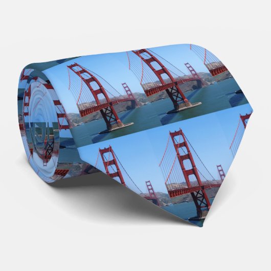 San Francisco Golden Gate Stropdas (Opgerold)