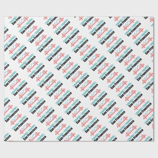 San Francisco Goodies Cadeaupapier (Vlak)