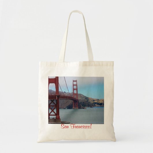 San Francisco, gouden gate bridge Tote Bag (Voorkant)