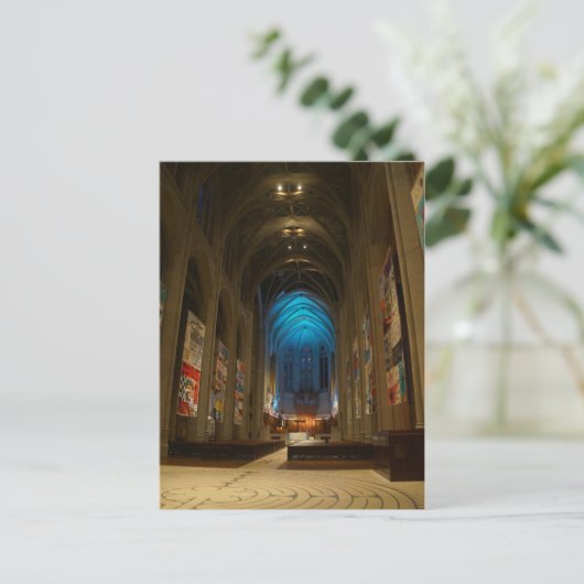 San Francisco Grace Cathedraal #2 Briefkaart (Staand voorkant)