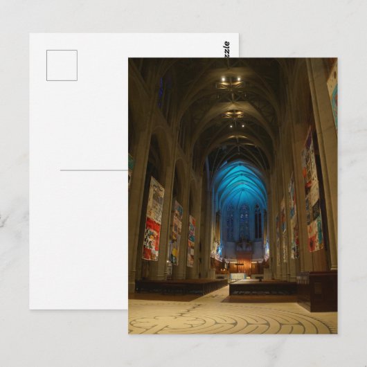 San Francisco Grace Cathedraal #2 Briefkaart (Voorkant / Achterkant)