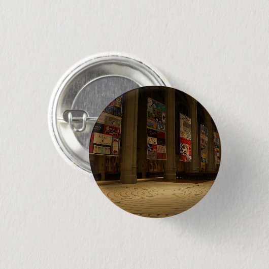 San Francisco Grace Cathedraal #6-1 Pinback Button (Voorkant /achterkant)