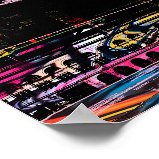 San Francisco graffiti Poster (Hoek)