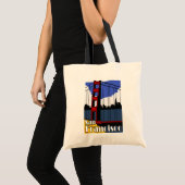 San Francisco Gulden gate herbruikbare kruidzak Tote Bag (Voorkant (product))