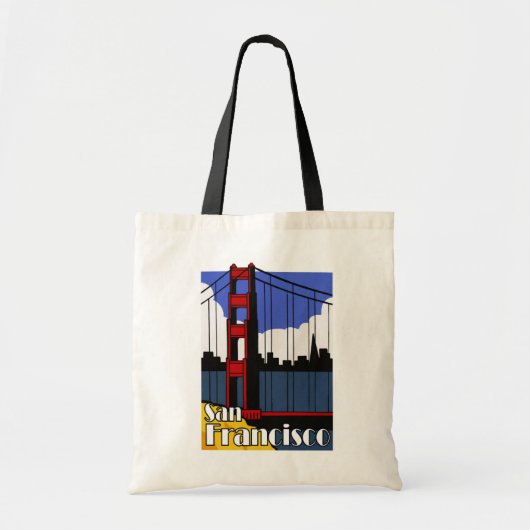 San Francisco Gulden gate herbruikbare kruidzak Tote Bag (Voorkant)