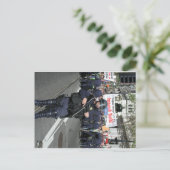 San Francisco Gulf War Protest Briefkaart (Staand voorkant)